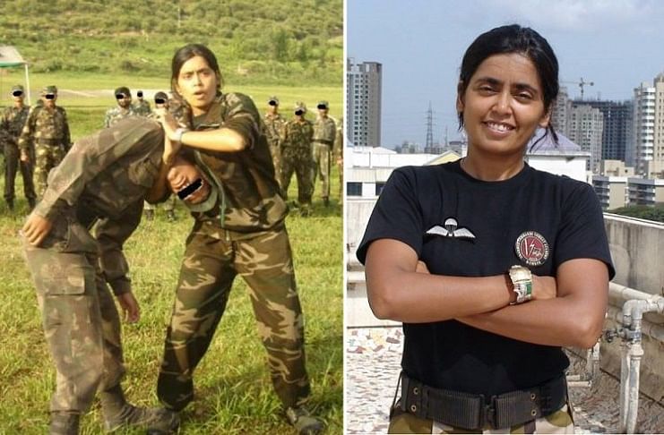 womenia india's only female commando trainer dr seema rao miss india finalist